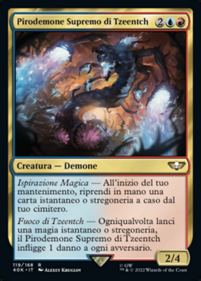 Pirodemone Supremo di Tzeentch
