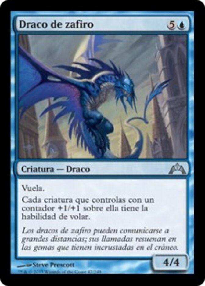Draco de zafiro