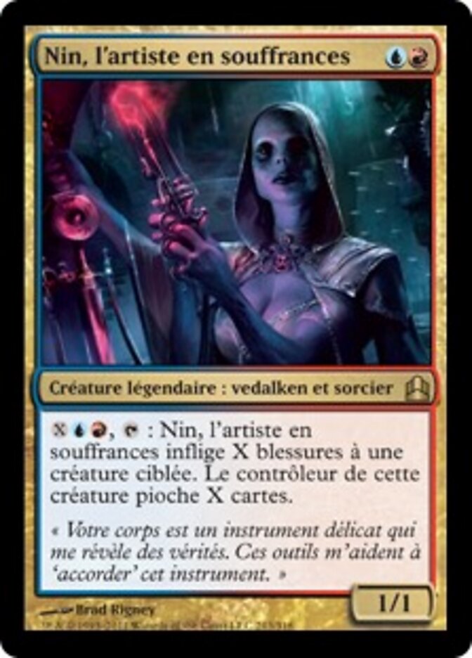 Nin, l'artiste en souffrances