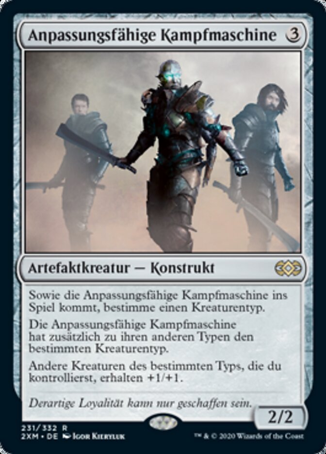 Anpassungsfähige Kampfmaschine
