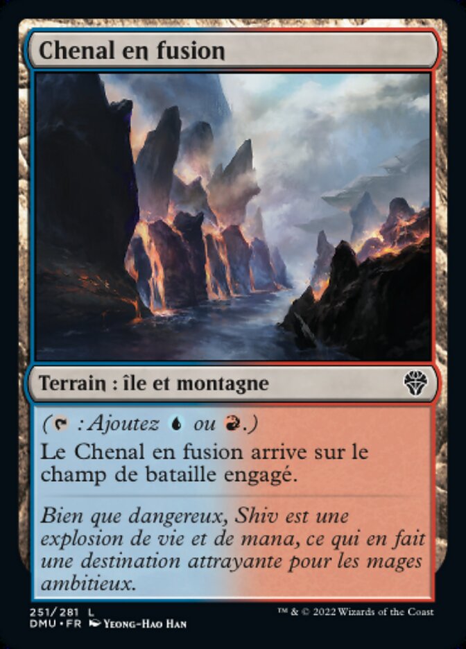 Chenal en fusion