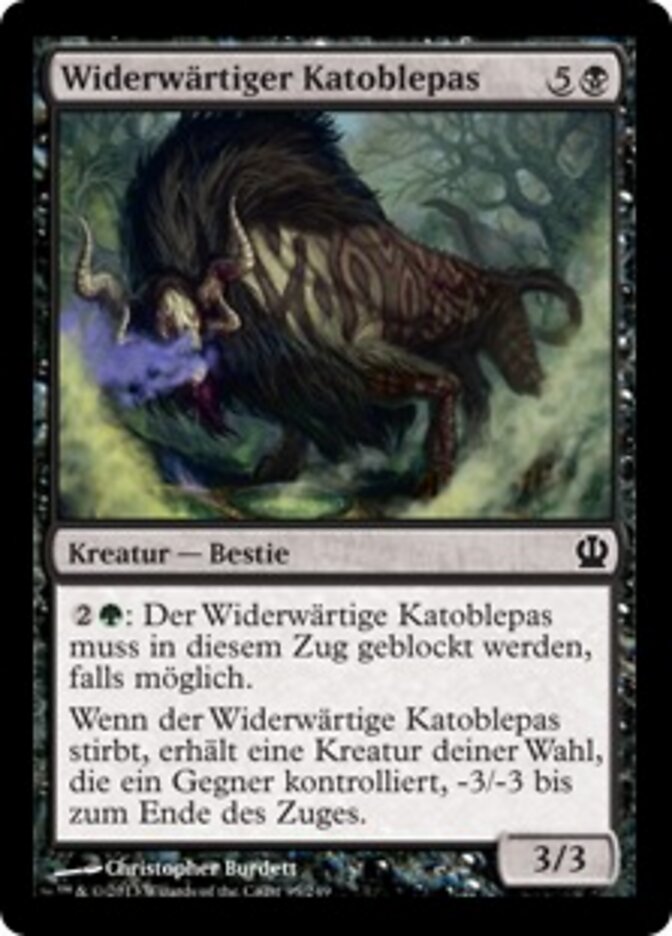 Widerwärtiger Katoblepas