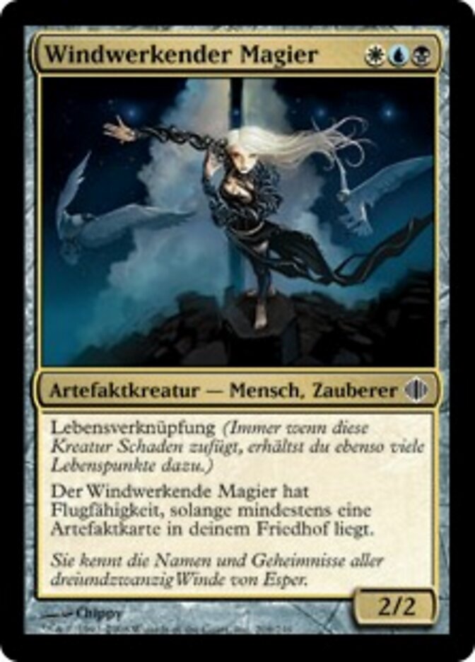 Windwerkender Magier
