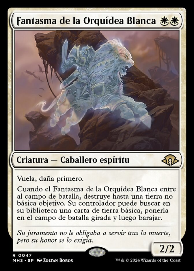 Fantasma de la Orquídea Blanca