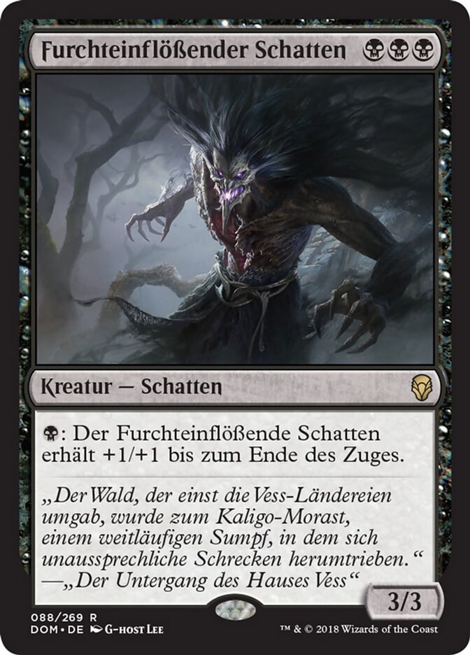 Furchteinflößender Schatten