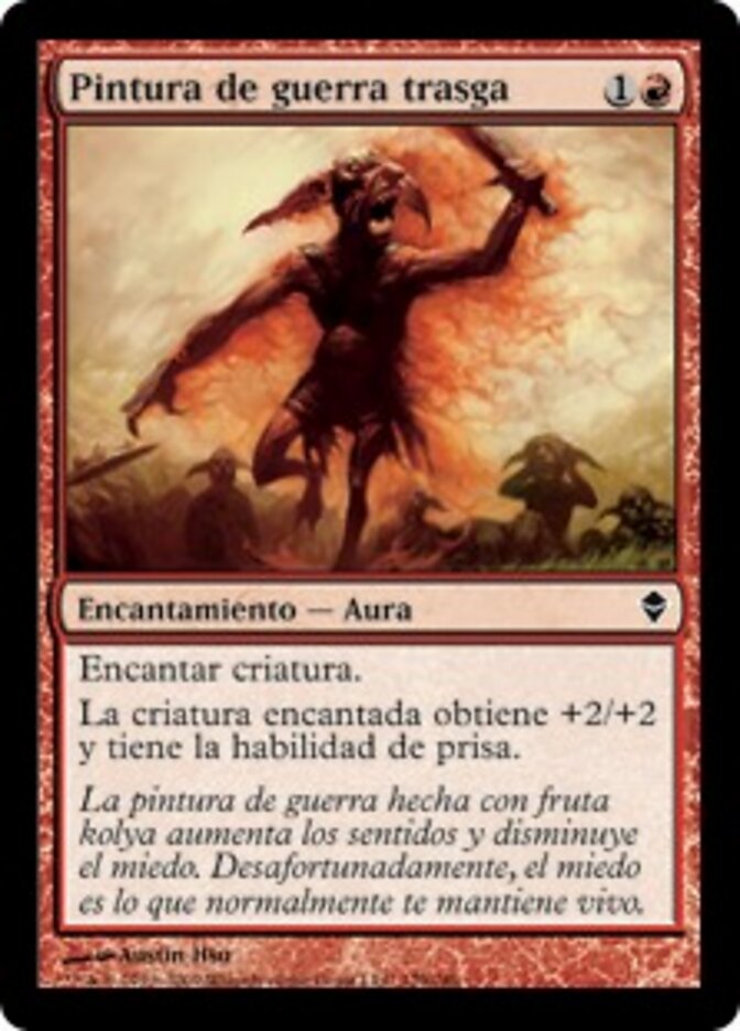 Pintura de guerra trasga