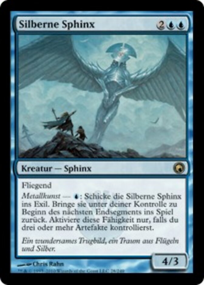 Silberne Sphinx