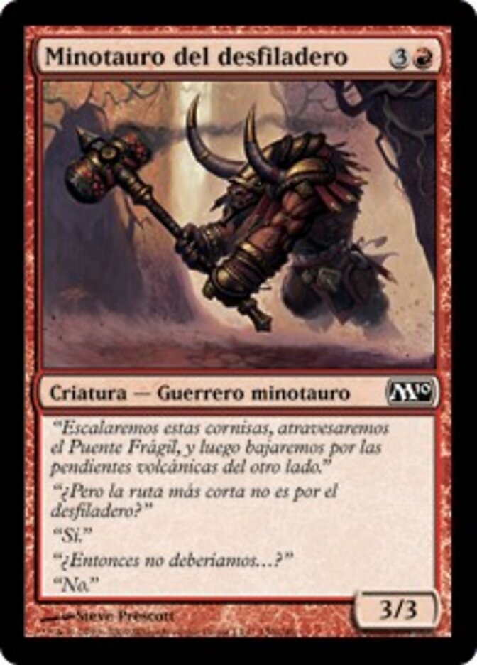 Minotauro del desfiladero