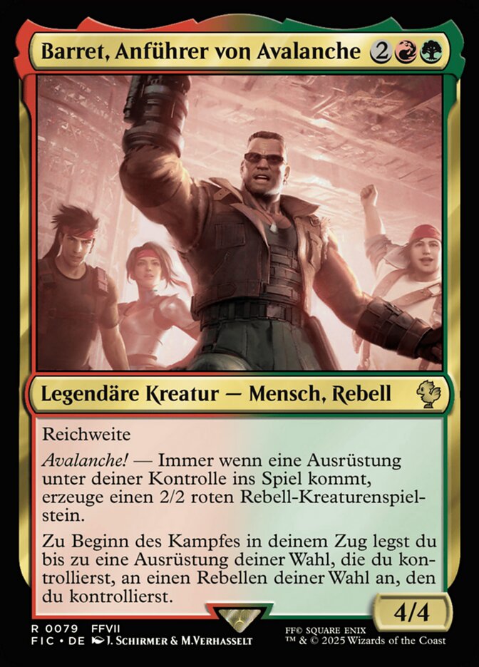 Barret, Anführer von Avalanche