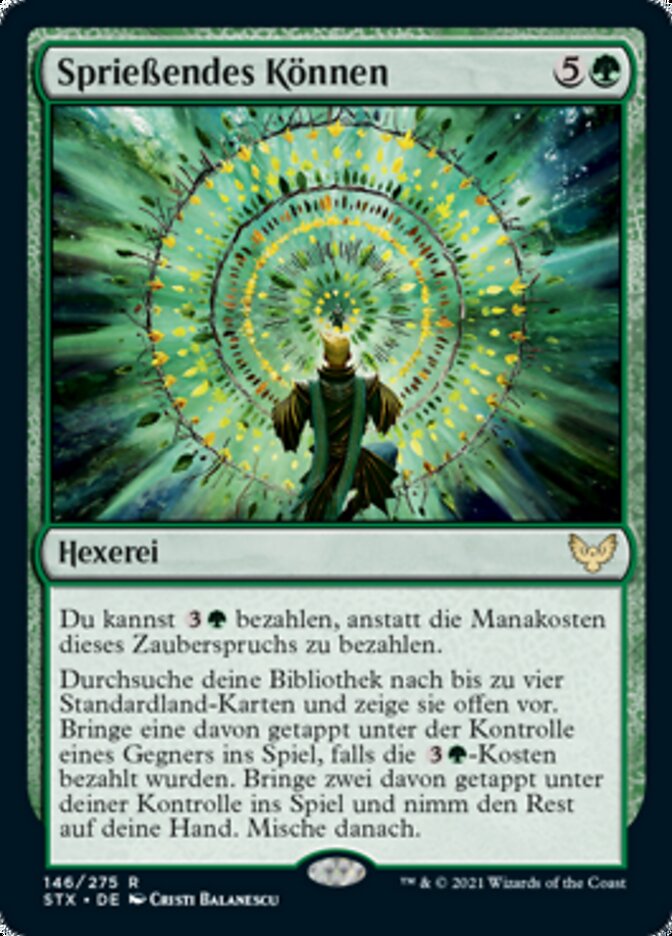 Sprießendes Können