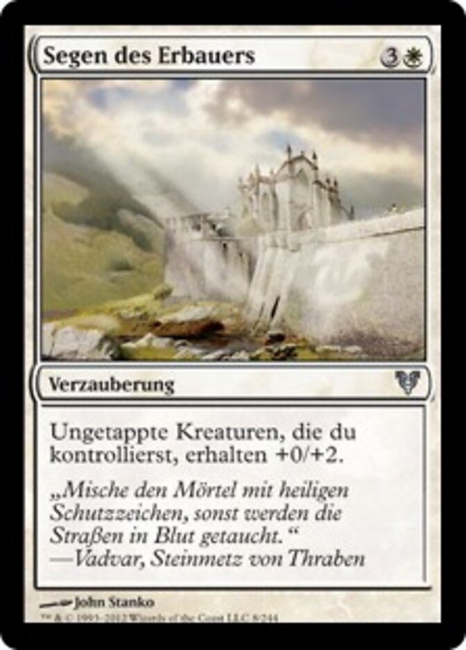 Segen des Erbauers