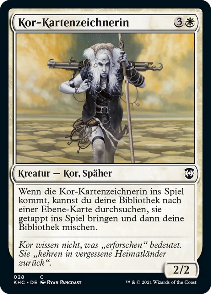 Kor-Kartenzeichnerin