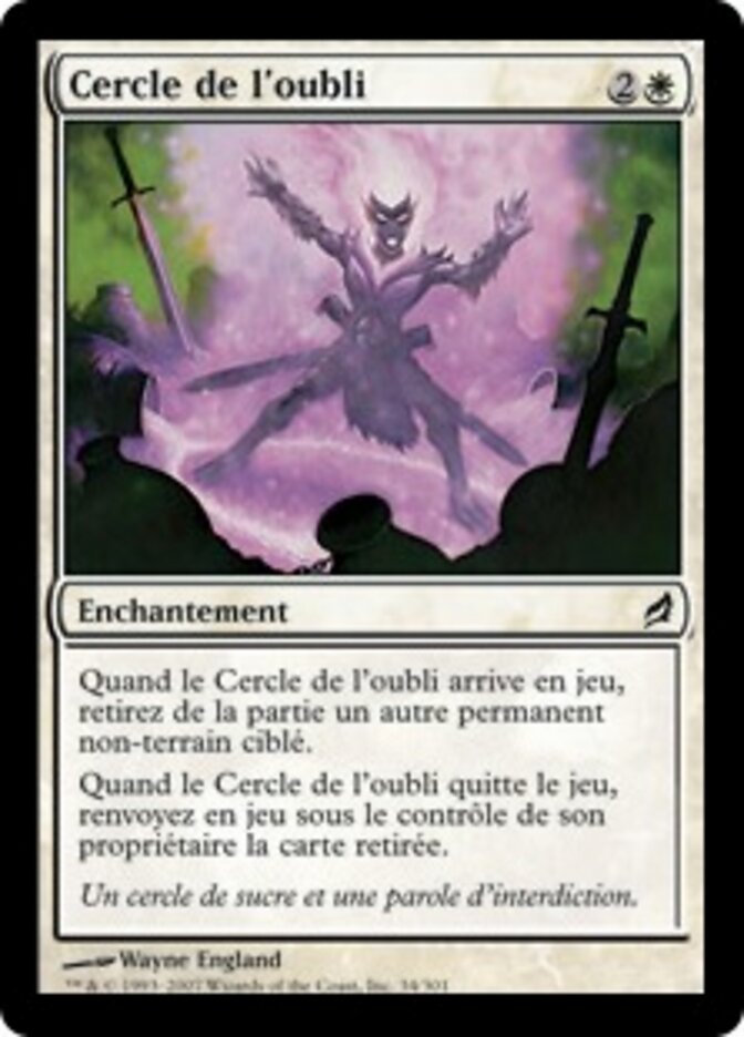 Cercle de l'oubli