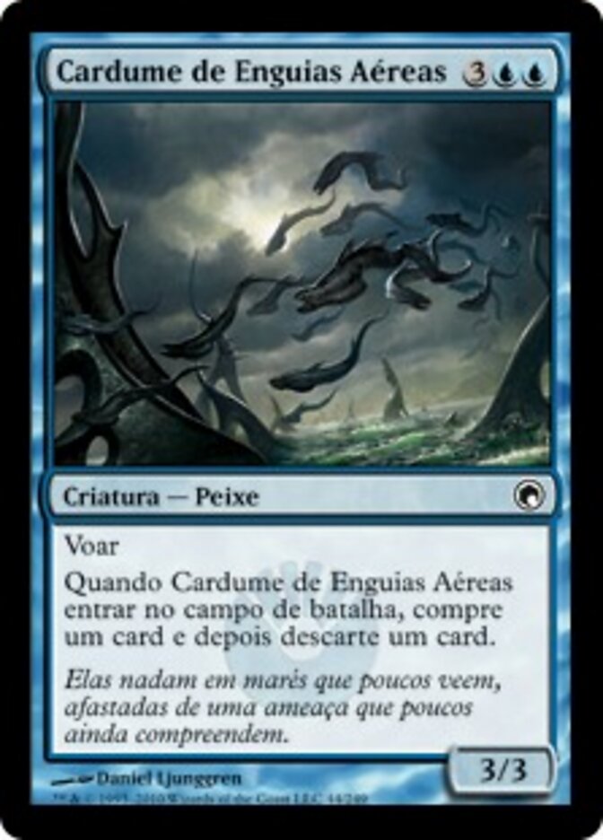 Cardume de Enguias Aéreas