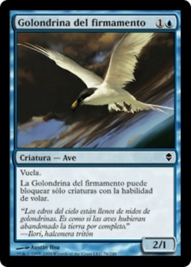 Golondrina del firmamento