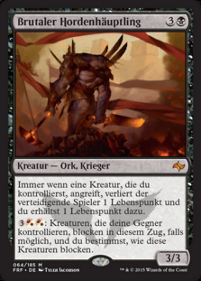Brutaler Hordenhäuptling