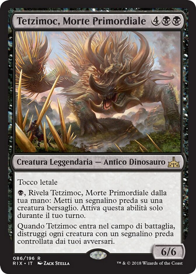Tetzimoc, Morte Primordiale