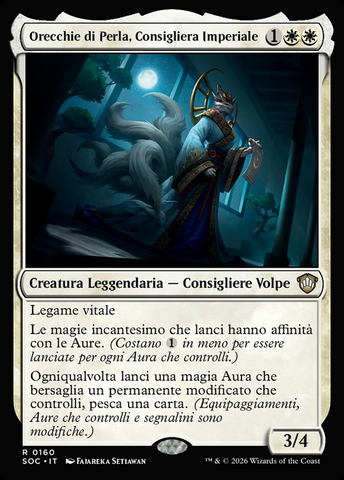 Orecchie di Perla, Consigliera Imperiale
