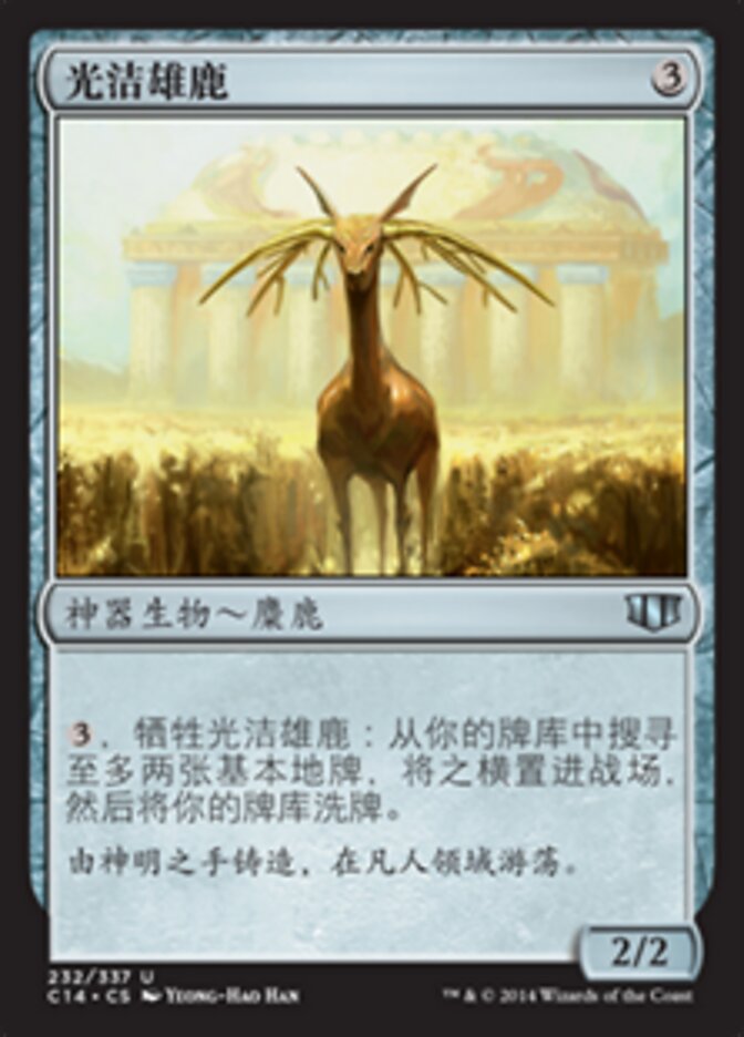 光洁雄鹿