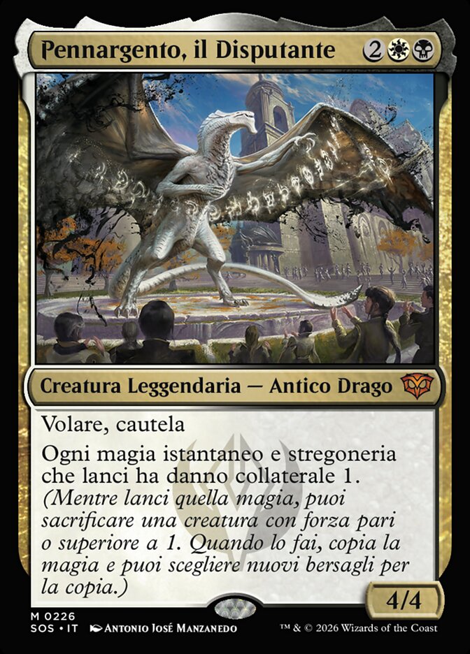 Pennargento, il Disputante