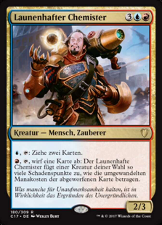 Launenhafter Chemister