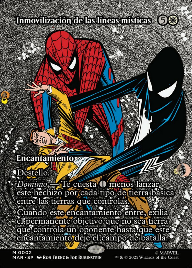 Inmovilización de las líneas místicas