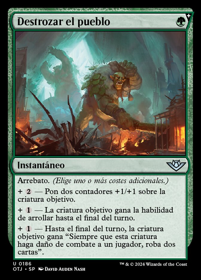 Destrozar el pueblo