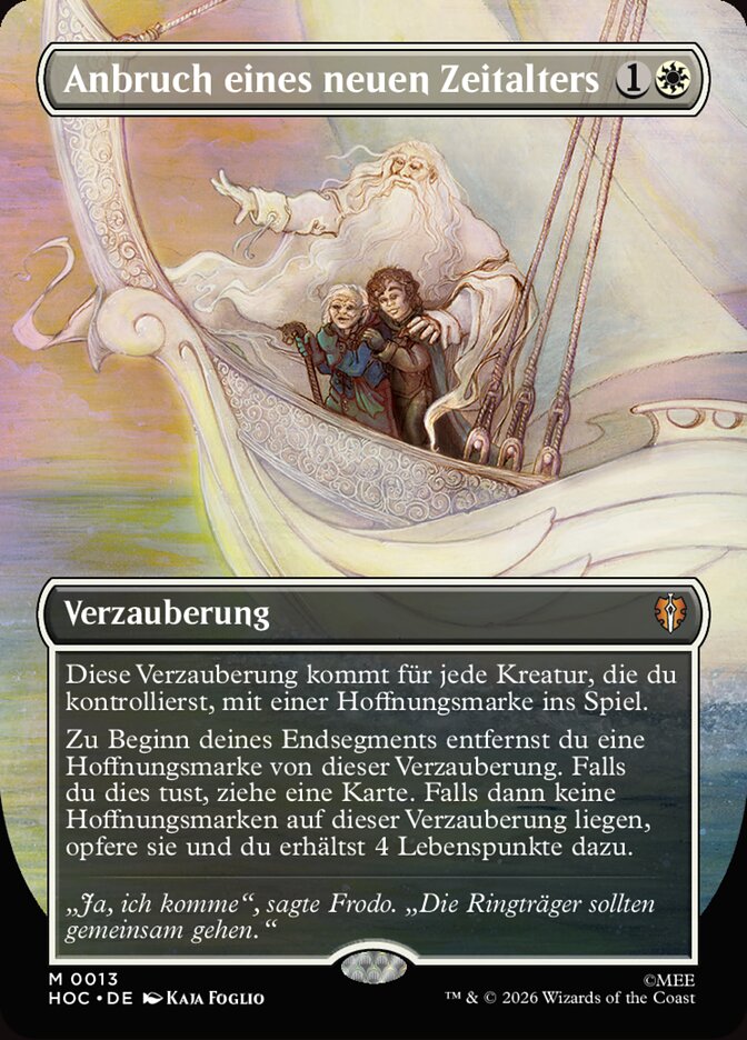 Anbruch eines neuen Zeitalters