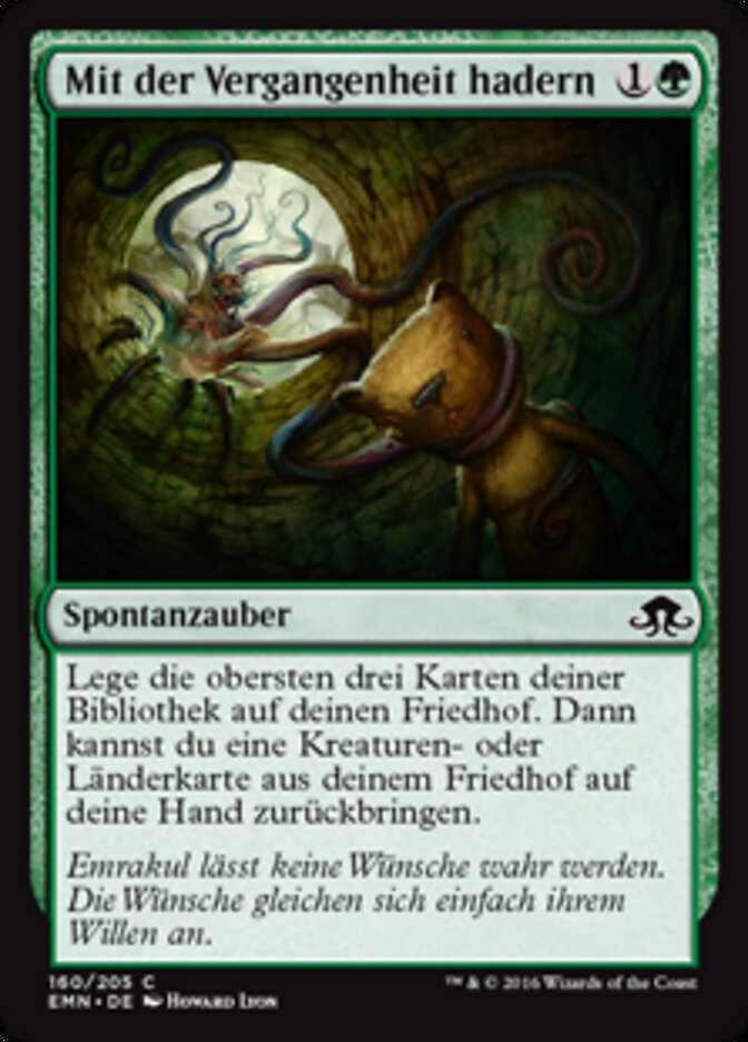Mit der Vergangenheit hadern