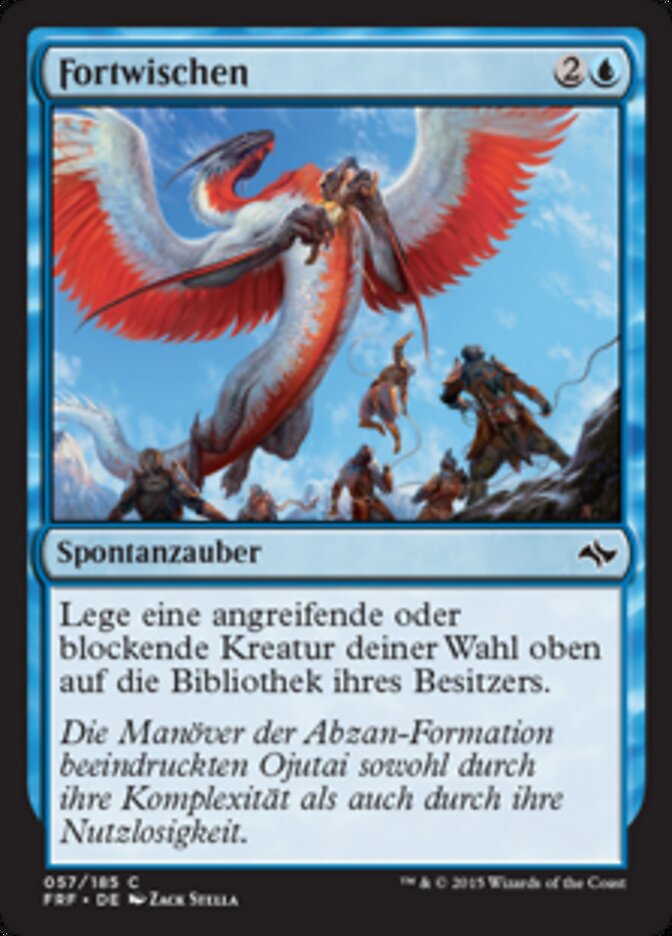 Fortwischen