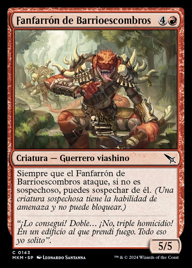 Fanfarrón de Barrioescombros