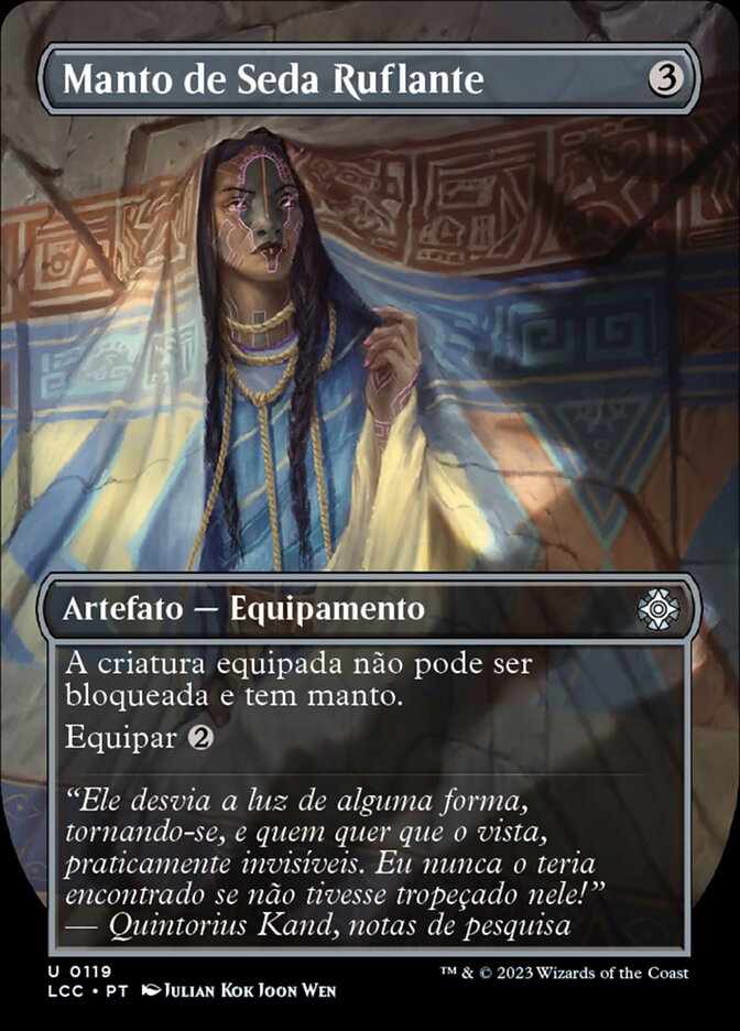 Manto de Seda Ruflante