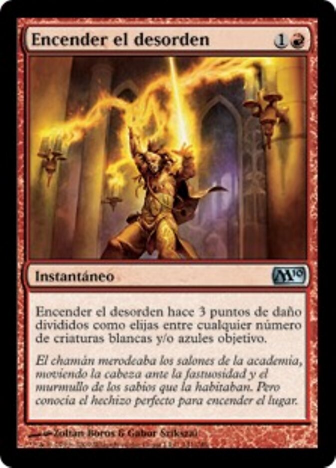 Encender el desorden