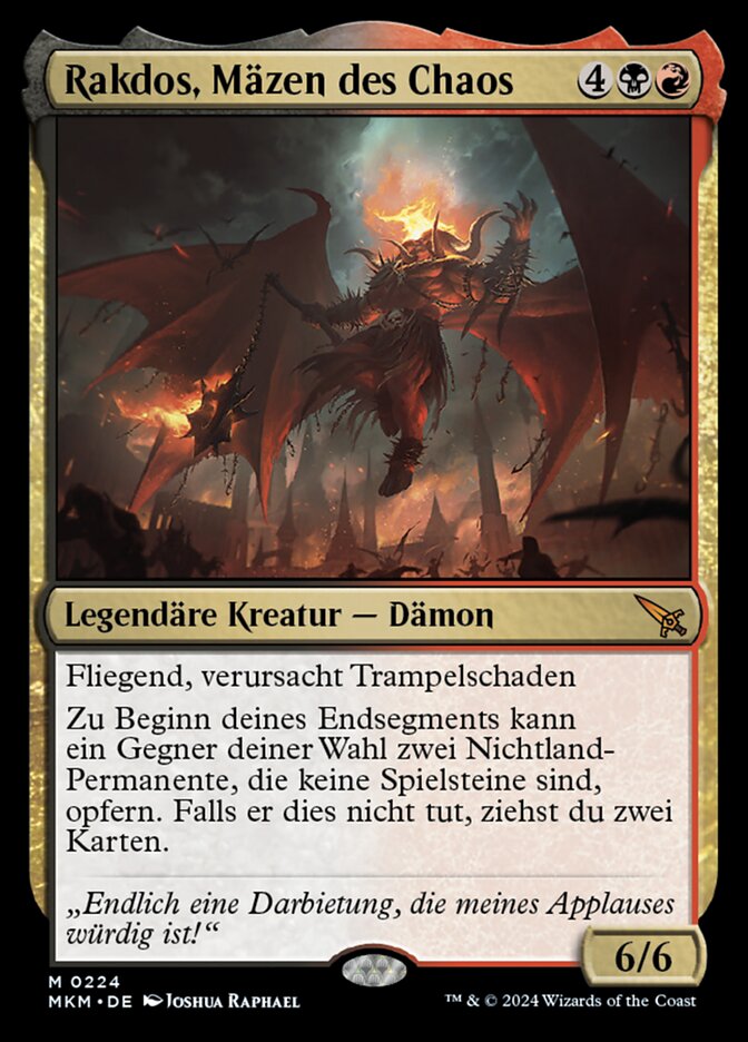 Rakdos, Mäzen des Chaos