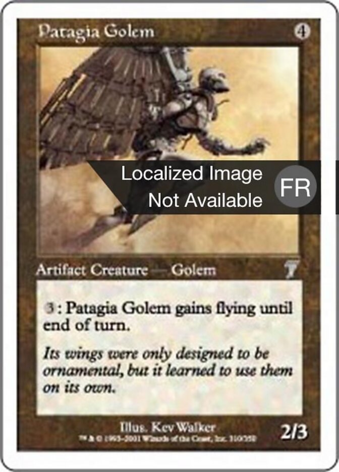 Golem à patagia