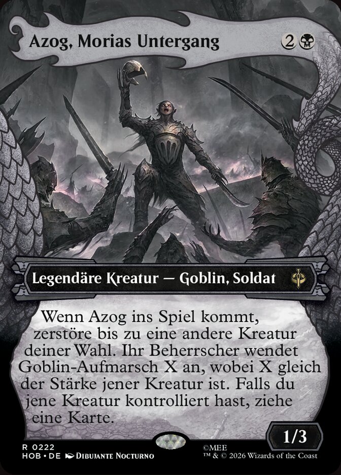 Azog, Morias Untergang