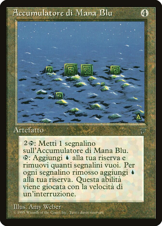 Accumulatore di Mana Blu