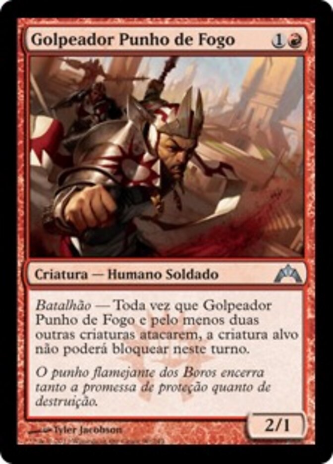 Golpeador Punho de Fogo