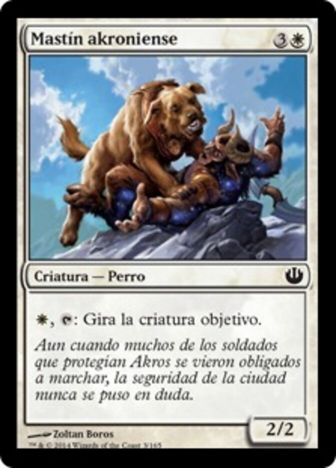 Mastín akroniense