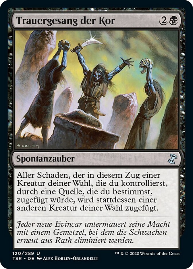 Trauergesang der Kor
