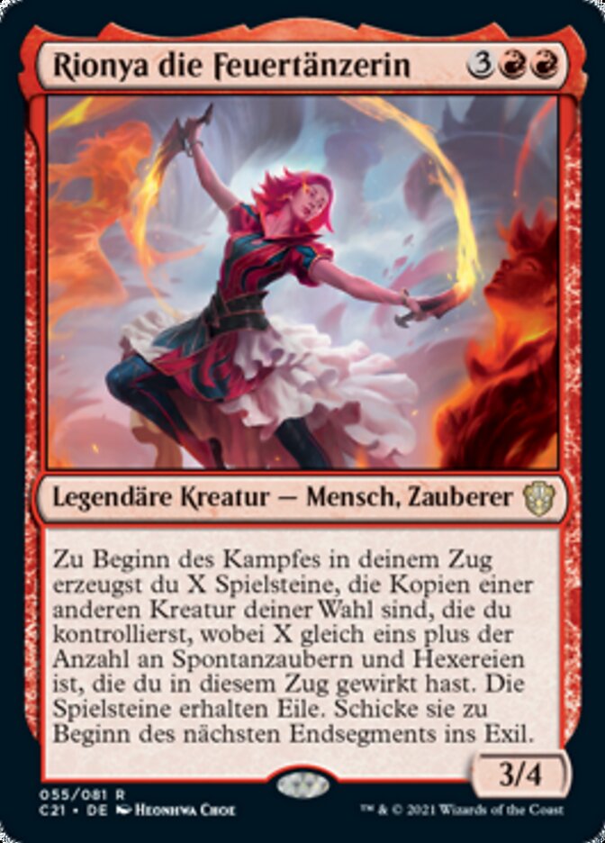 Rionya die Feuertänzerin