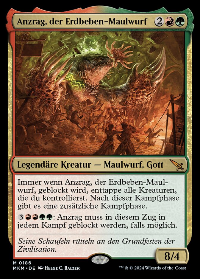 Anzrag, der Erdbeben-Maulwurf