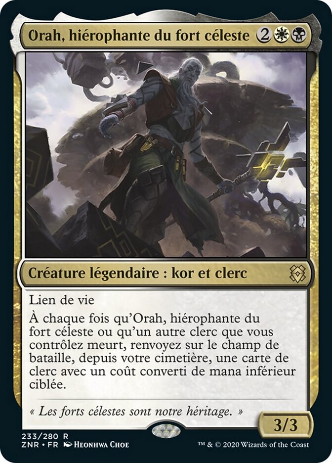 Orah, hiérophante du fort céleste