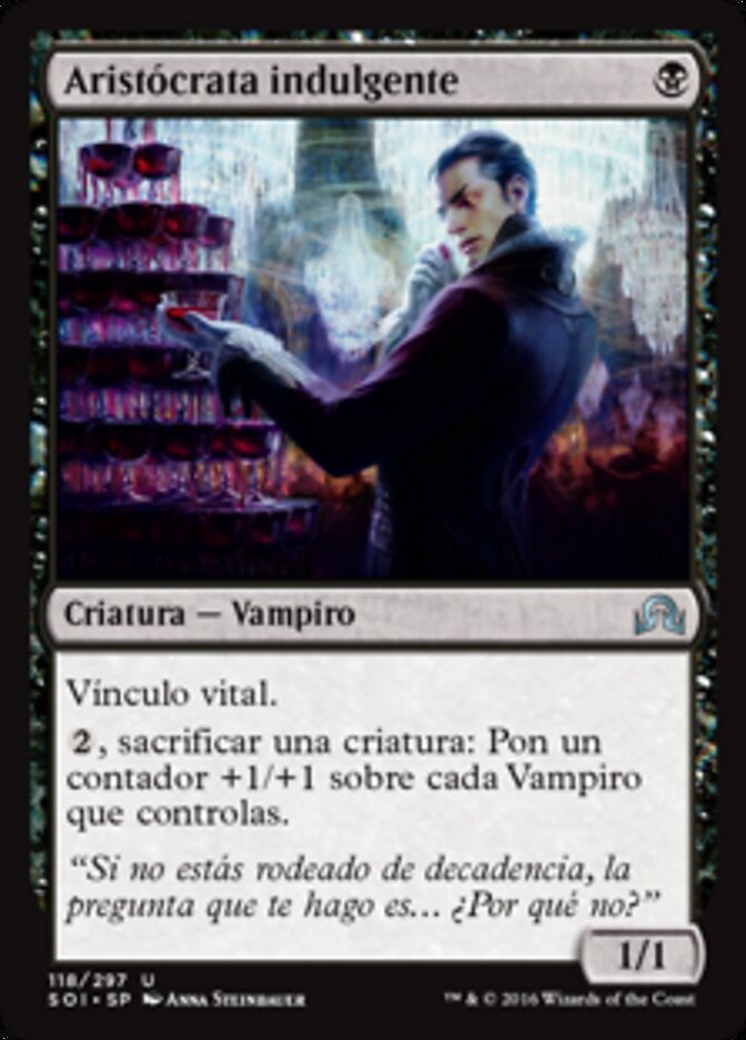 Aristócrata indulgente