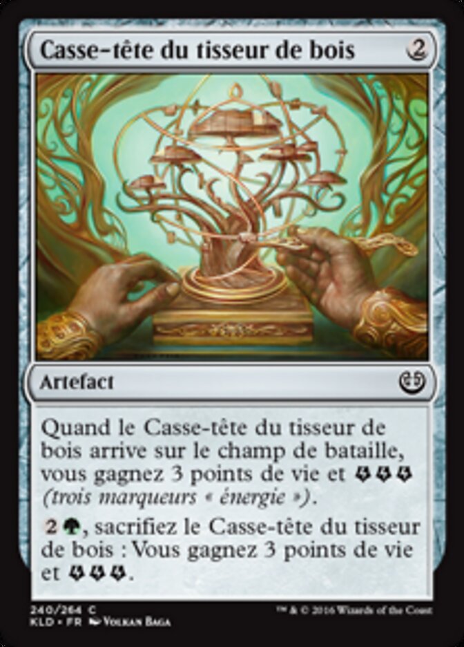 Casse-tête du tisseur de bois
