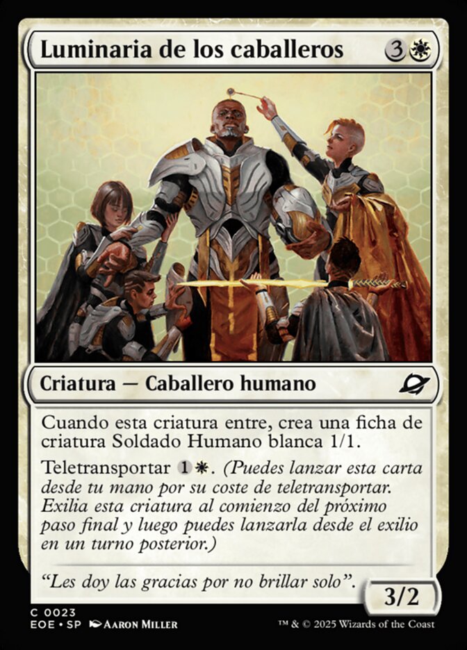 Luminaria de los caballeros