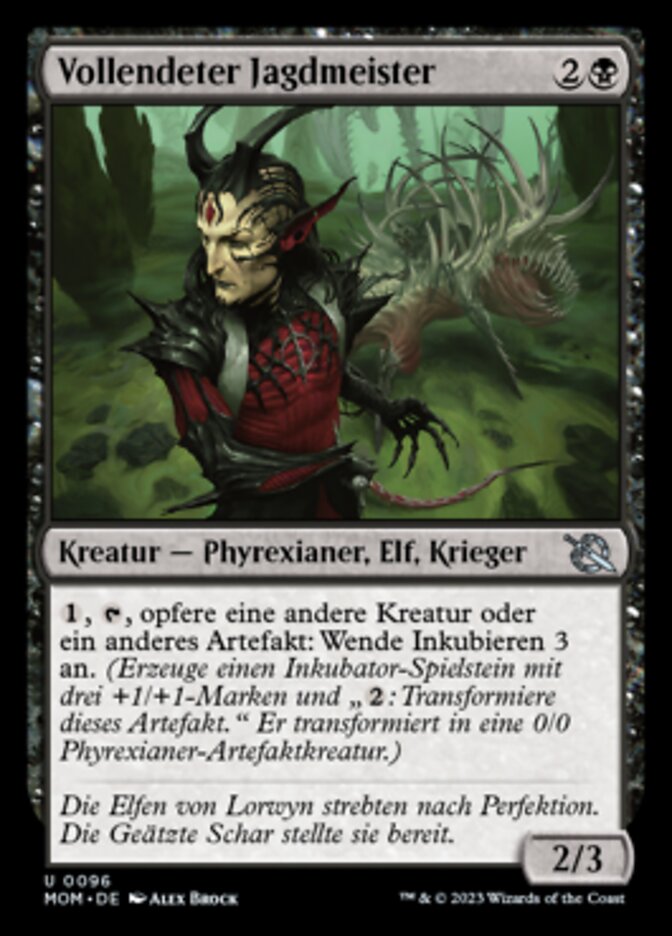 Vollendeter Jagdmeister