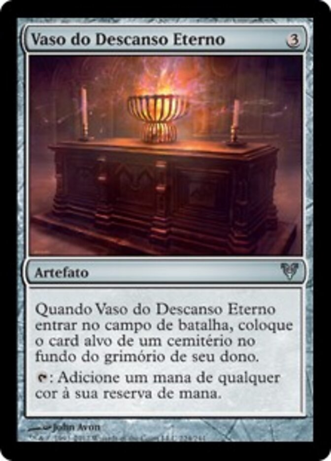 Vaso do Descanso Eterno