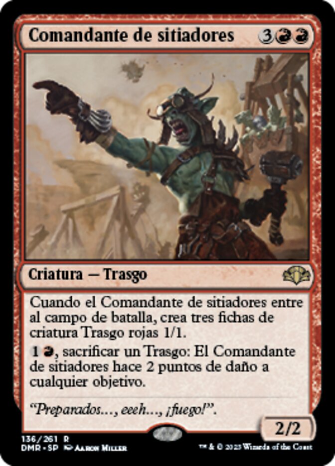 Comandante de sitiadores