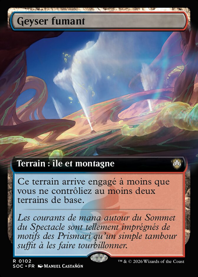 Geyser fumant